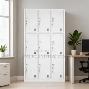 6 Lockers Metallic Cabinet – Strong Secure Storage