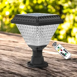 Dusk to Dawn Solar Gate Pillar Light RGB Led Auto Sensor Waterproof