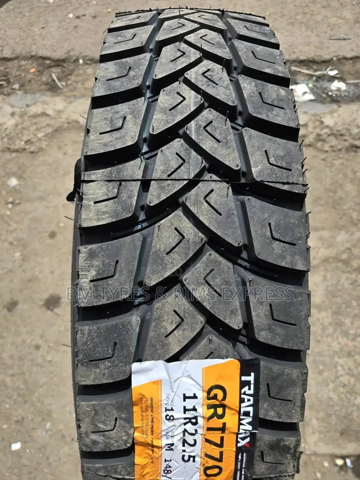 11 R22. 5 Trackmax Tyres (Diff) Commercial.