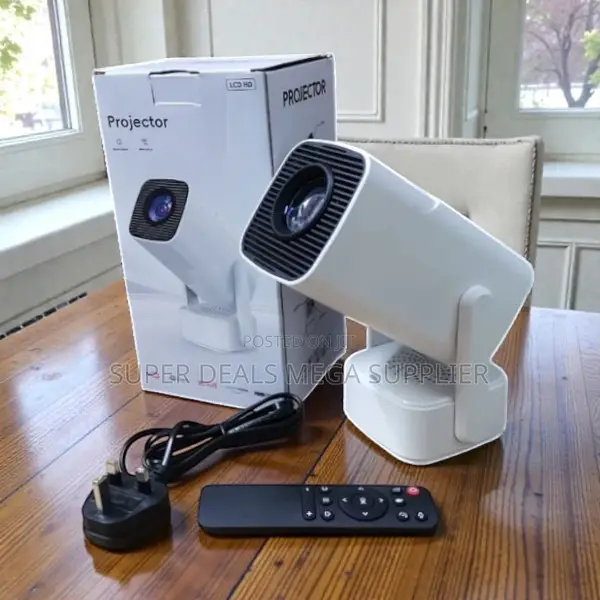 Hy800 18000 Lumens Portable Projector for Tv Pc Usb and Laptop Use