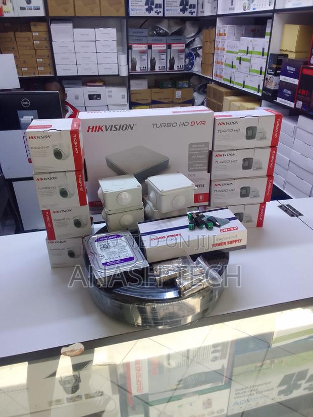 8 PCS Hikvision 8 Channel 1080p 2mp CCTV Cameras Full System Kit