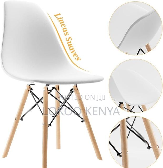 Dining Chair; Nordic Armless Non Padded Modern Eames Dining Chair - thumbnail 2