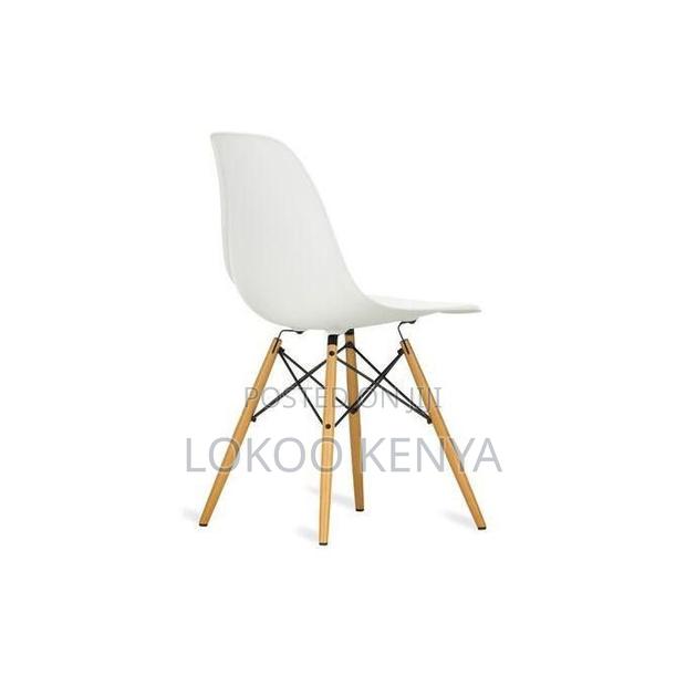 Dining Chair; Nordic Armless Non Padded Modern Eames Dining Chair - thumbnail 4