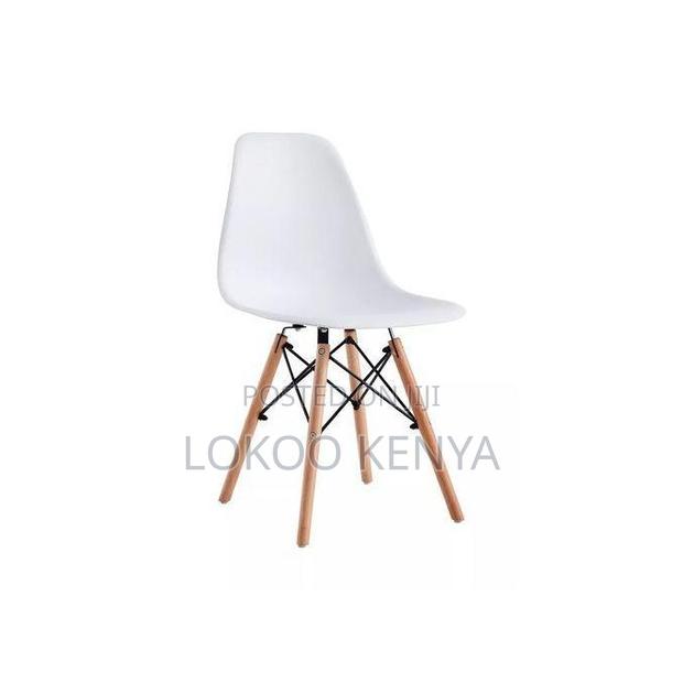 Dining Chair; Nordic Armless Non Padded Modern Eames Dining Chair - thumbnail 5