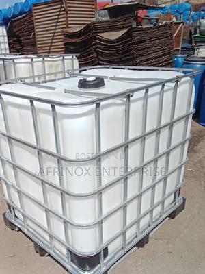 Water Storage Unit Tank, With Metal Cage - main view