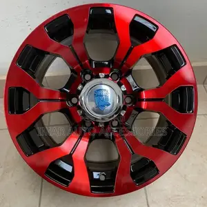 15-Inch Red Stylish Rims – Sporty, Durable Eye-Catching Wheels
