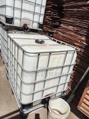 Plastic Ibc ContainerSturdy and Reusable Tank With a Metal Cage - main view