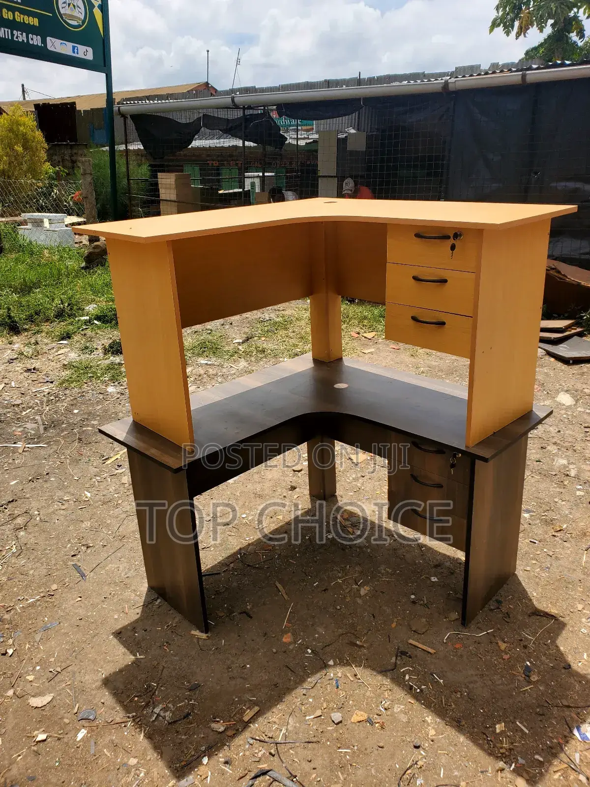 1.2m Lshape Office Desk
