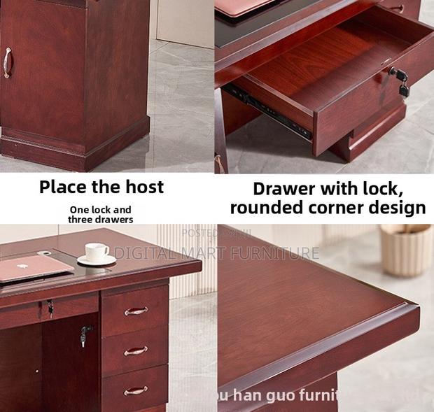 Red Mahogany 1.2 Meter Side Table - thumbnail 5