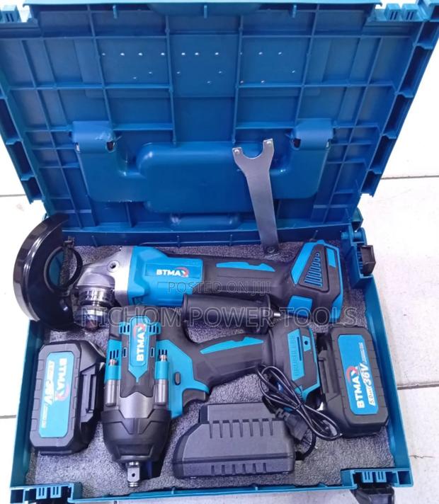 Brushless Cordless Combo/Impact Wrench And Angle Grinder