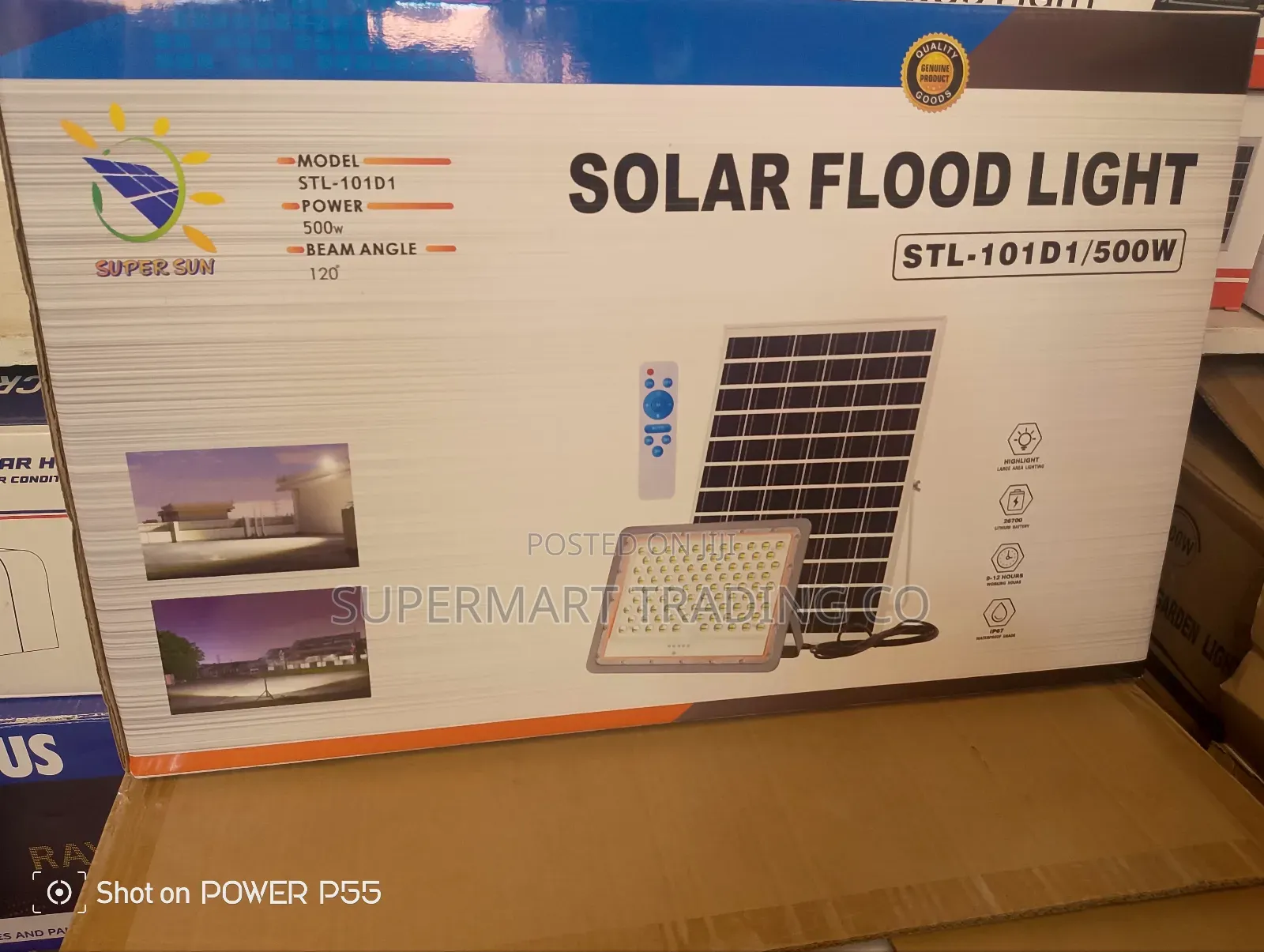 500w Solar Floodlight