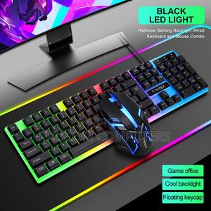 Tf230 T- Wolf Wired Gaming Keyboard With Background Light Mouse Set - main view