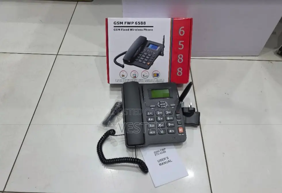 2sim 6588 GSM Fixed Wireless Phone for Fixed Landline Call