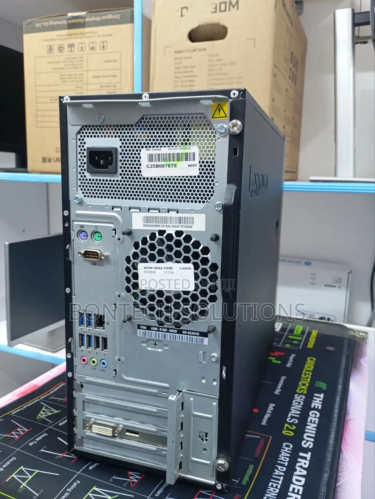 Desktop Computer Lenovo ThinkStation P520 64GB Intel Xeon SSD 512GB
