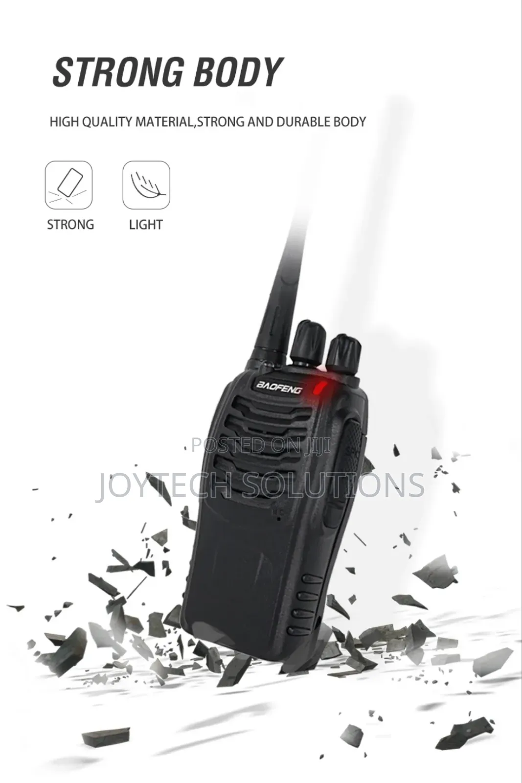 2pcs/Set Best Selling Long Range Professional Analog Radio Uhf Brand