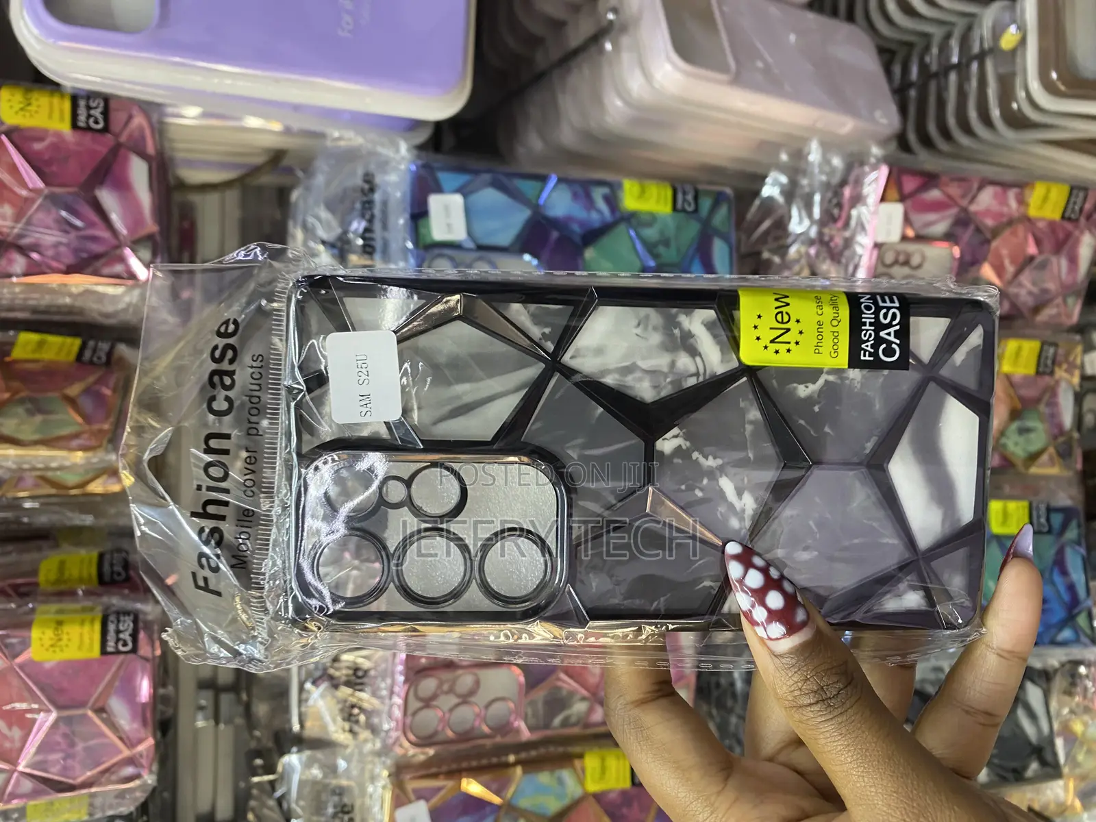 Rubby Samsung Galaxy S25 Ultra Glitter Sparkle Diamond Print Case
