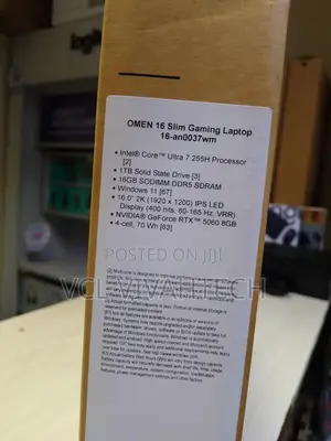 New Laptop HP Omen 16 16GB Intel Core Ultra 7 SSD 1T