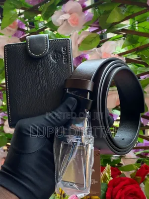 Leather Belt X Wallet Combo