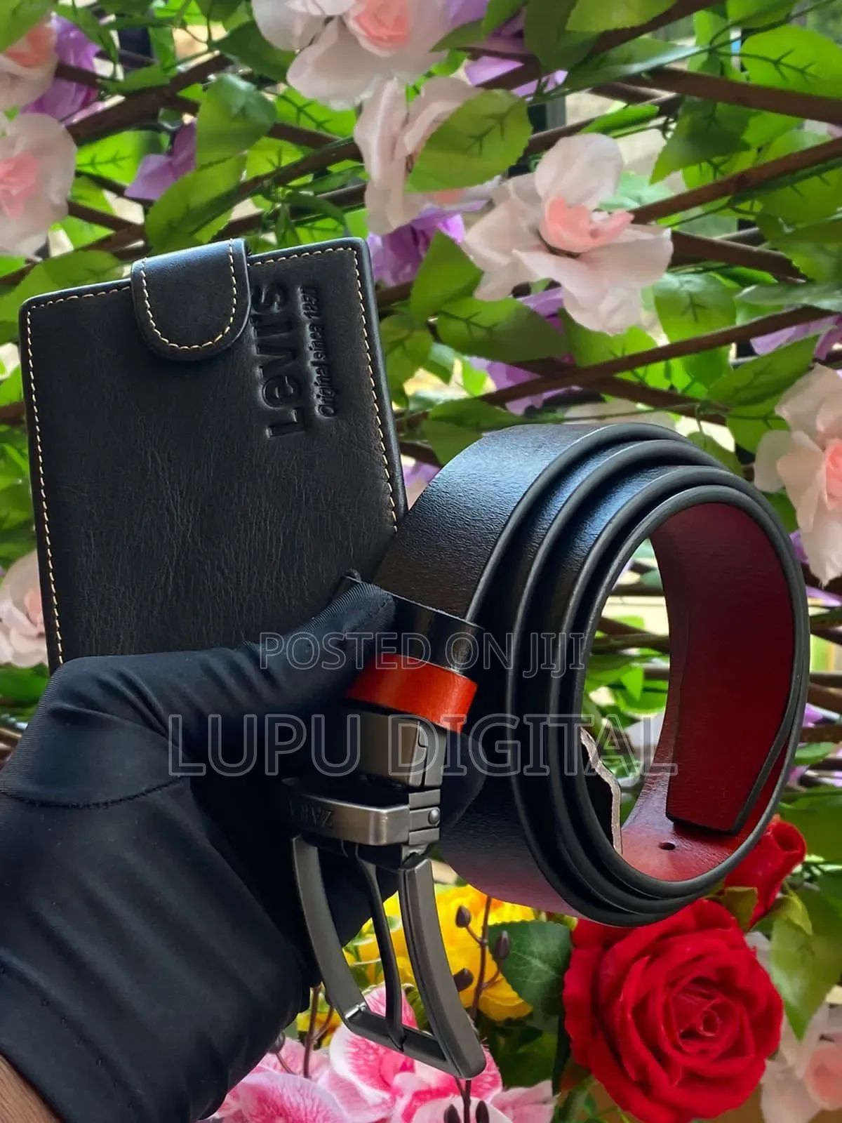 Leather Belt X Wallet Combo