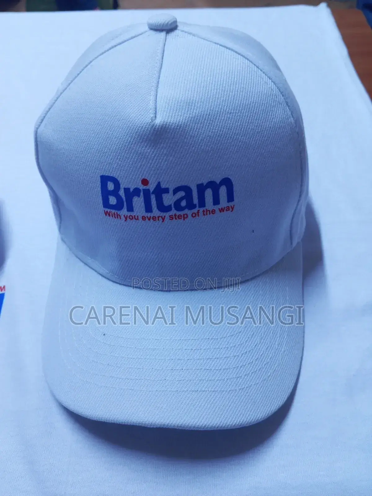Quality White Branded Caps
