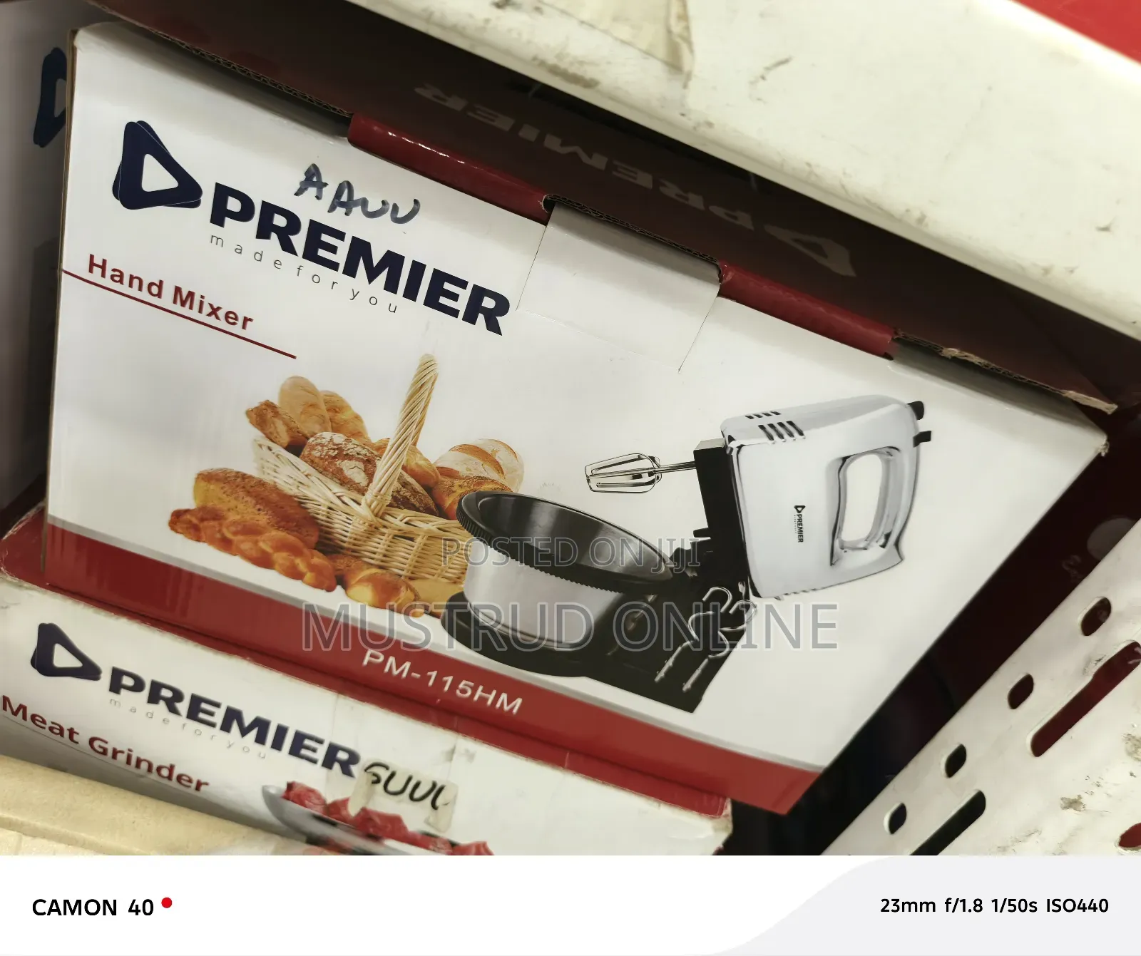 Premier Stainless Steel Hand Mixer