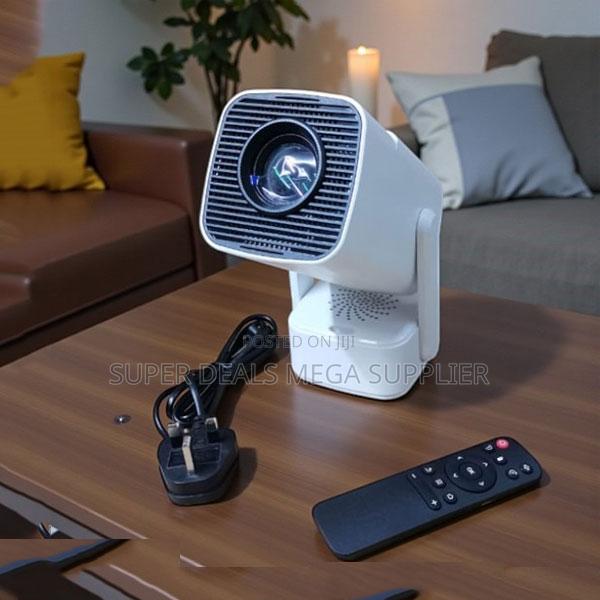 Hy800 Smart Mini 1080p Projector With Netflix Youtube and App Store
