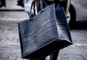 Black Christian Dior Leather Bag