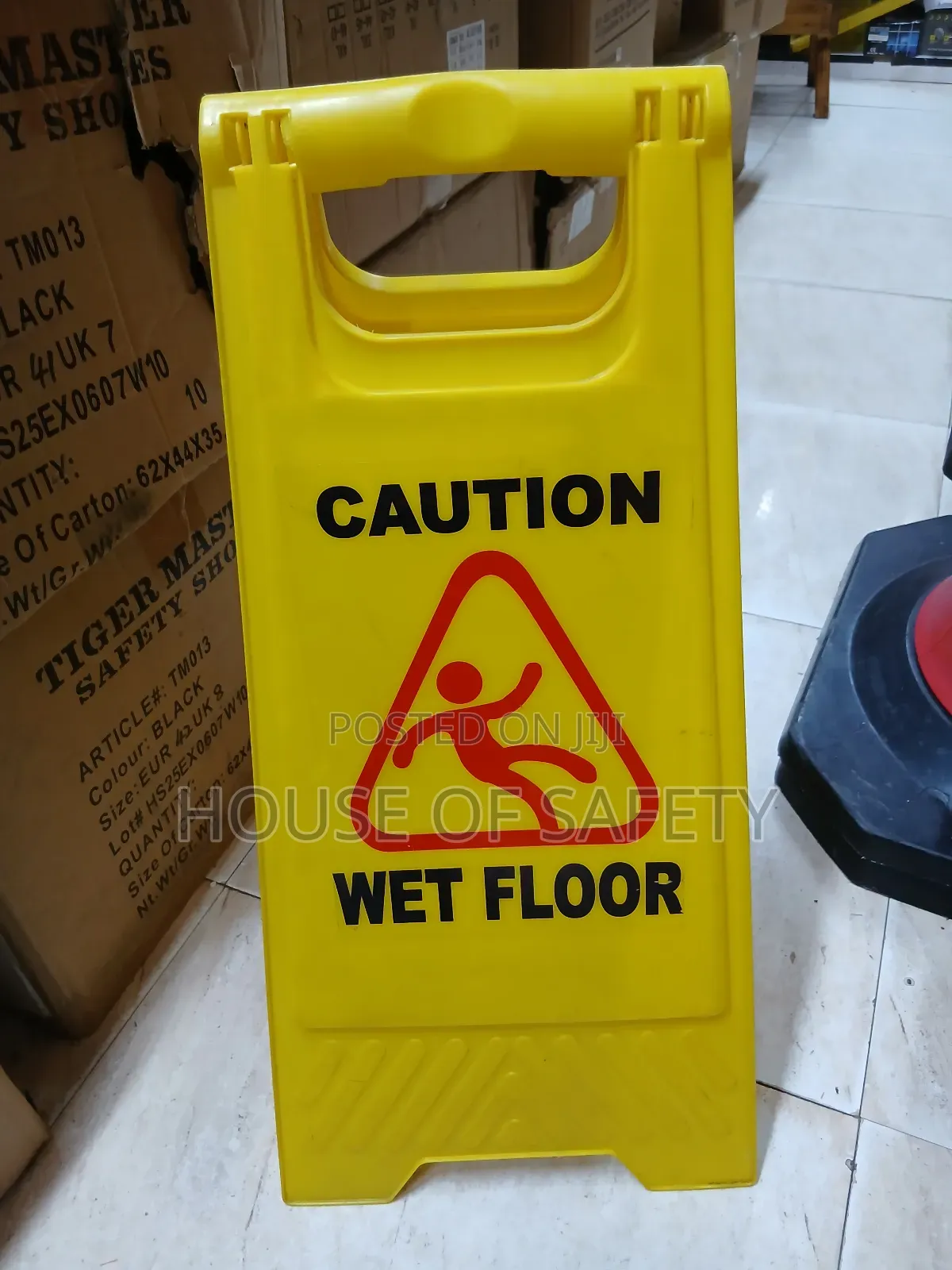 Lightweight Yellow Caution Boards