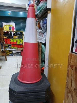 Safety Cone Red And White Size 100 Cm - main view