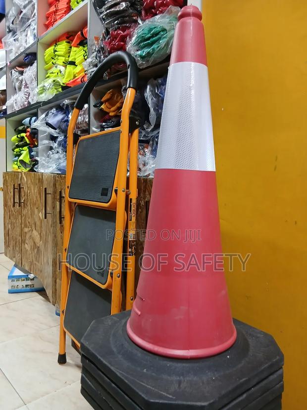 Safety Cone Red And White Size 100 Cm - thumbnail 2