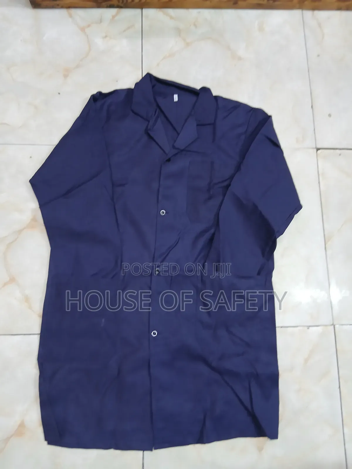 Navy Blue Durable Material Dust Coats