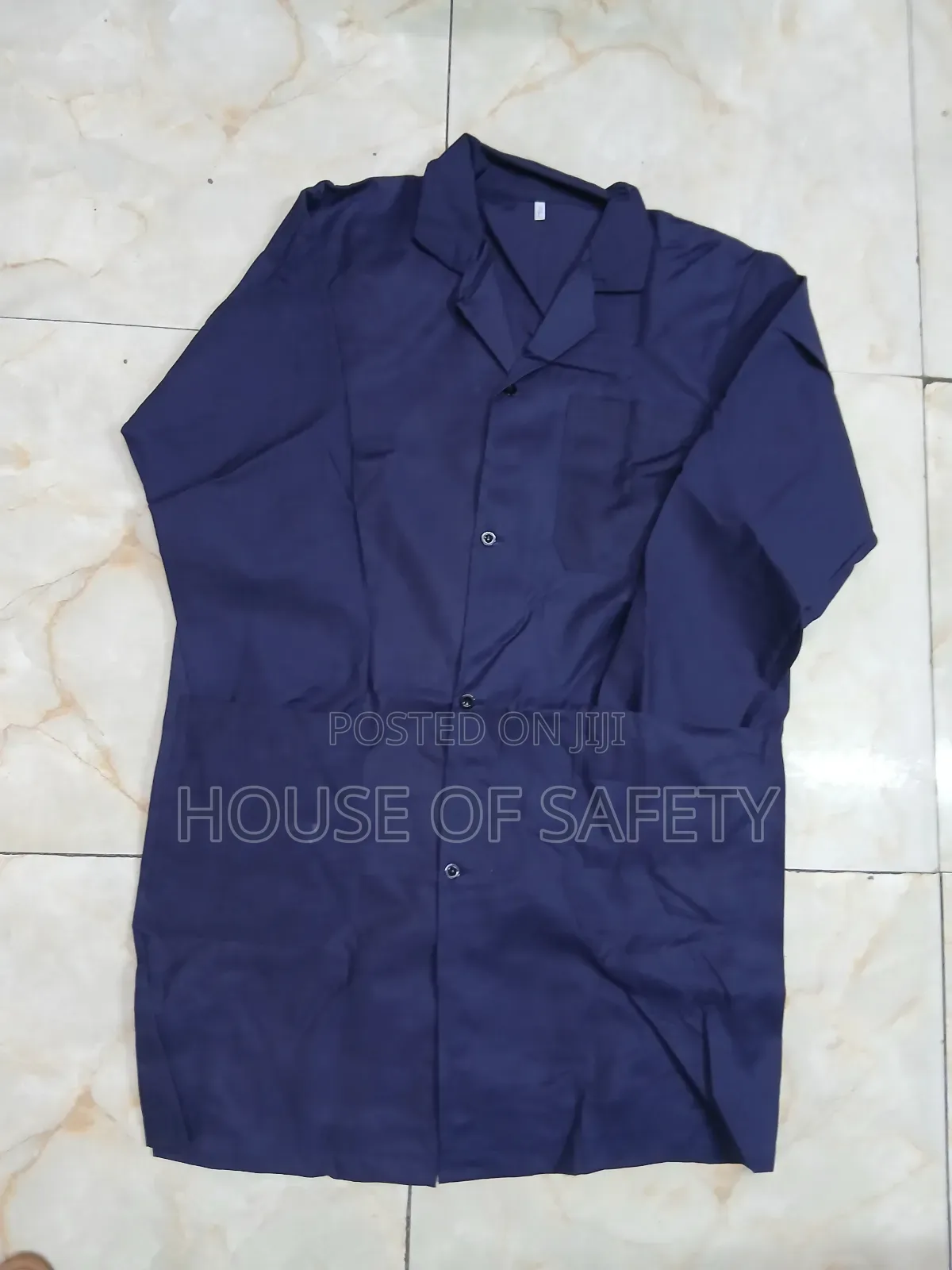 Navy Blue Durable Material Dust Coats