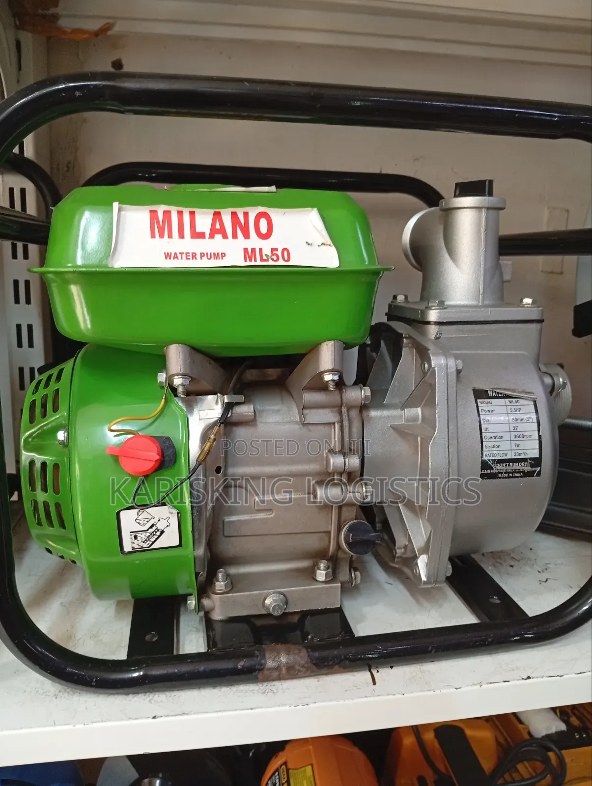 2 Inch Milano Water Pump Generator