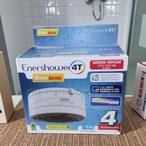 Enershower 4t Best Performance Shower Head for Fresh Borehole Water - main view