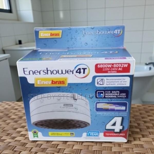 Enershower 4t Plug Type Instant Shower Head for Borehole Salty Water