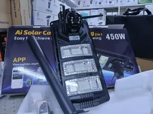 Solar Street Light Camera 2in1 450 Watts Solar Lighting+Camera
