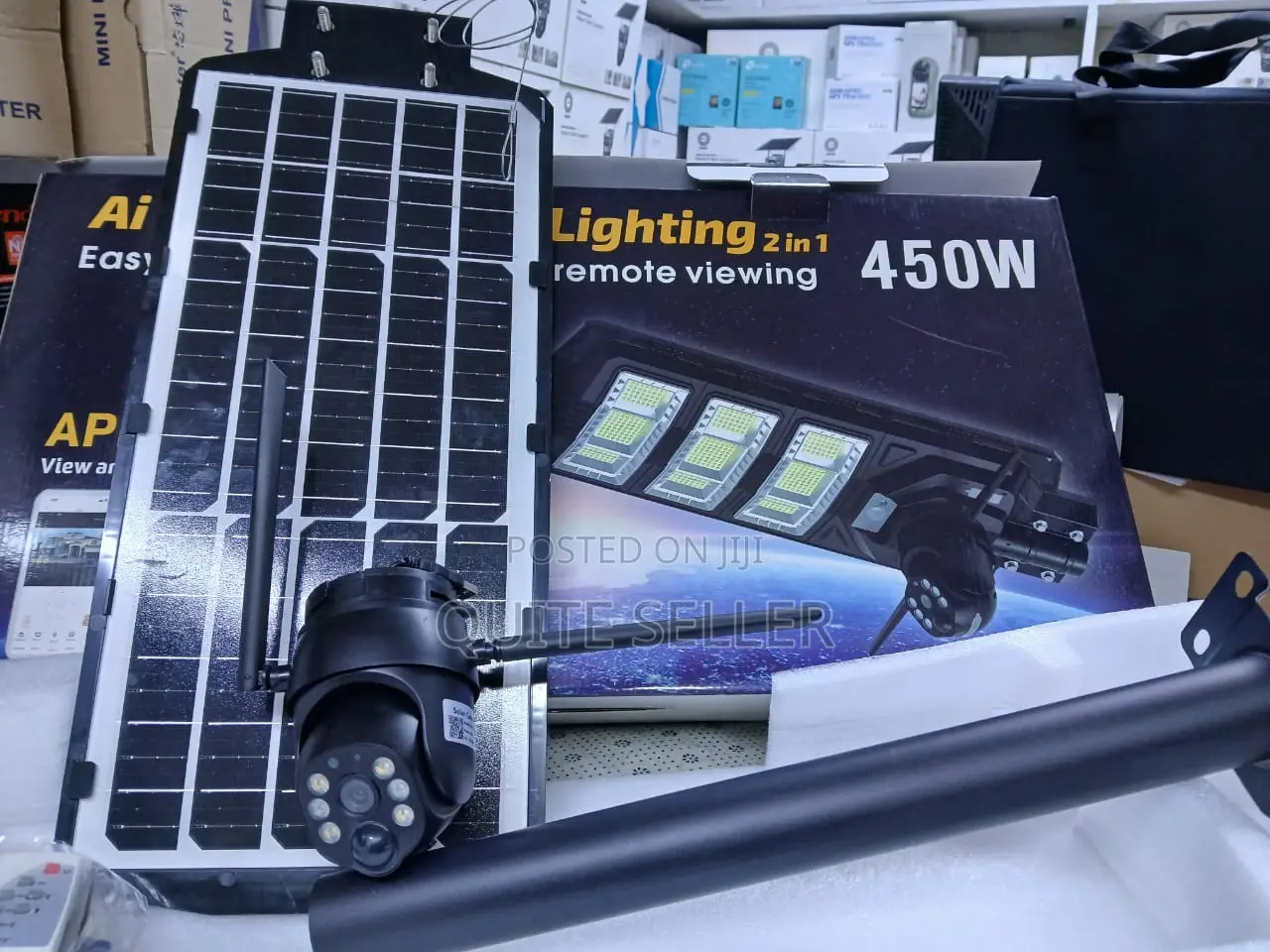 Solarstreet Light Night Vision Waterproof Wireless CCTV Mobile App CTR