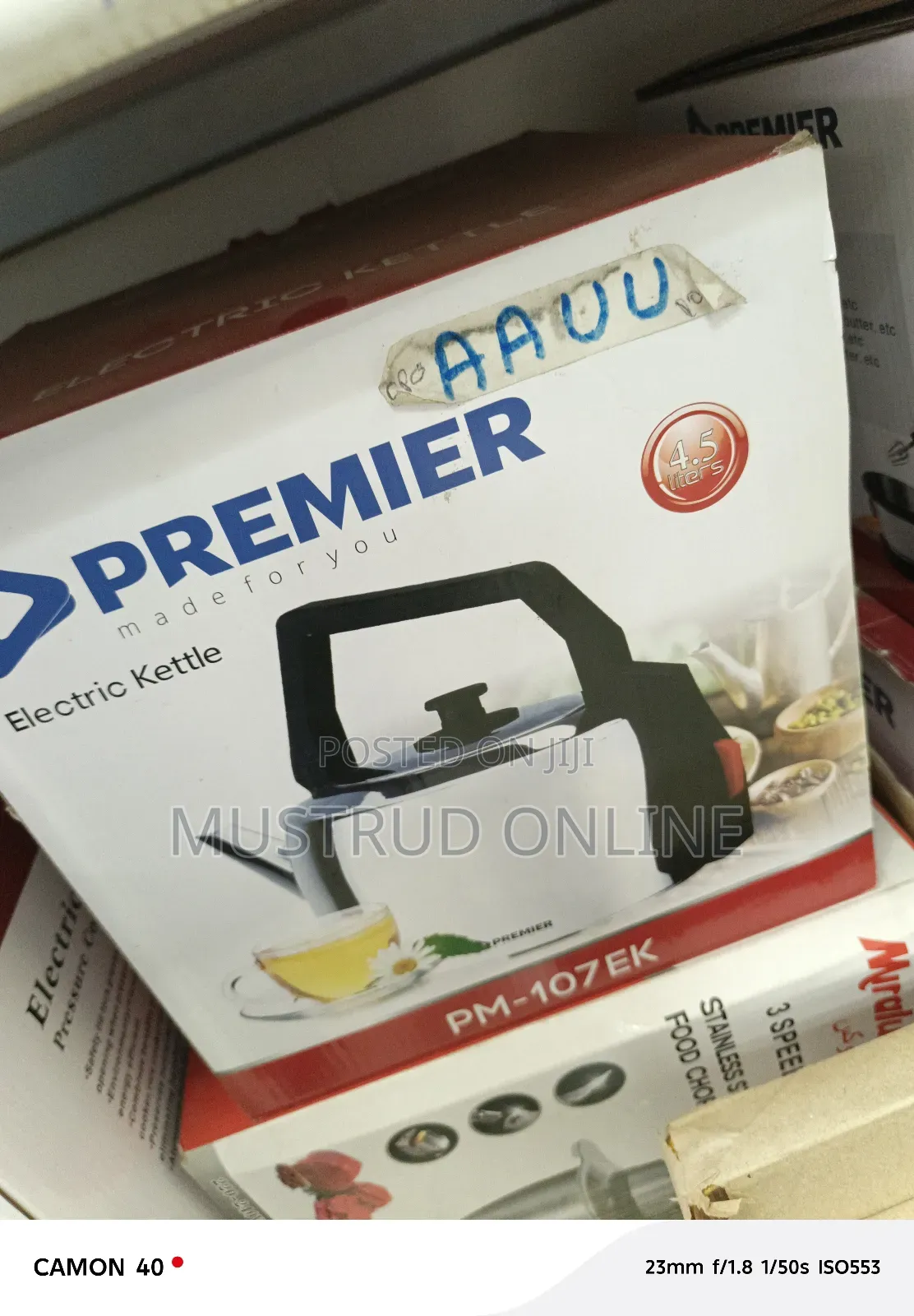 Premier Stainless Steel Electric Kettle