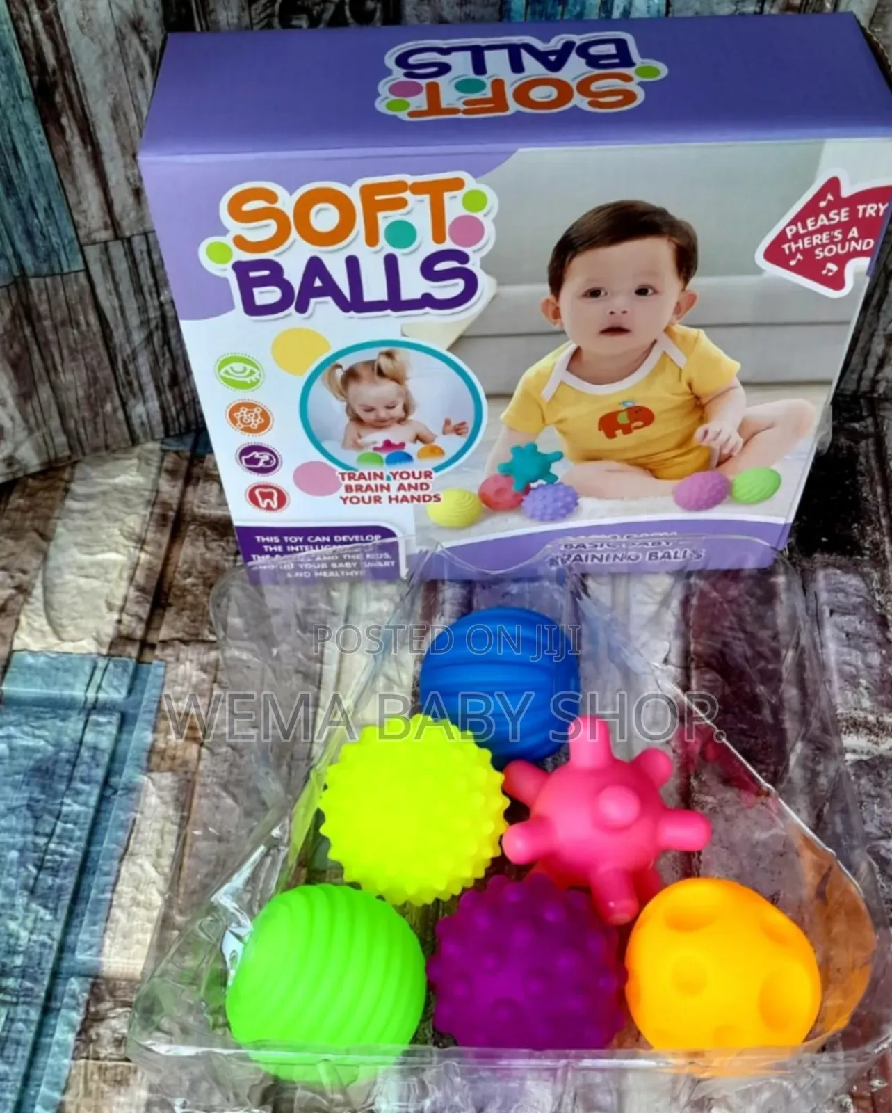 Multi-textured Sensory Balls For Babies.