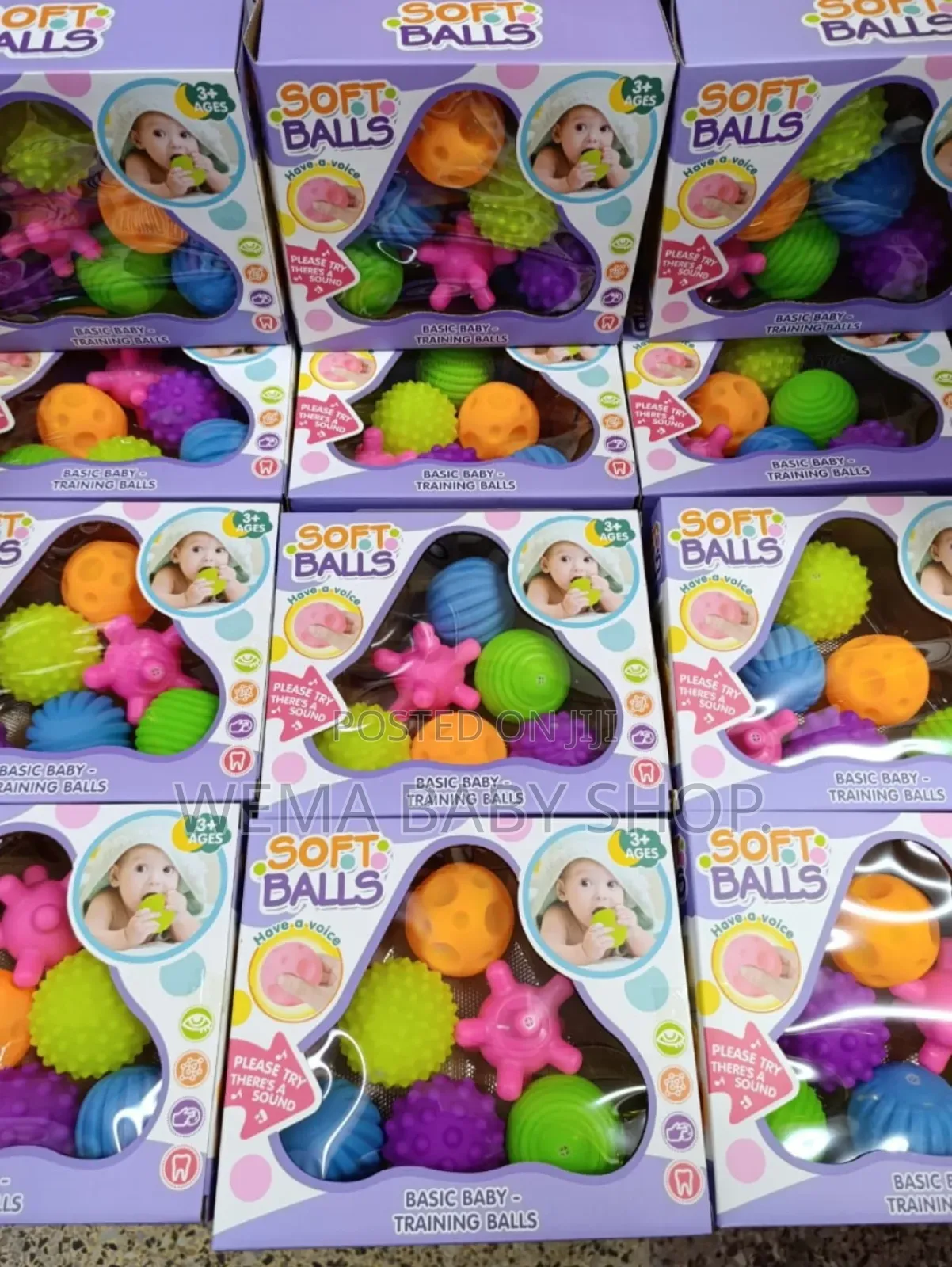 Multi-textured Sensory Balls For Babies.