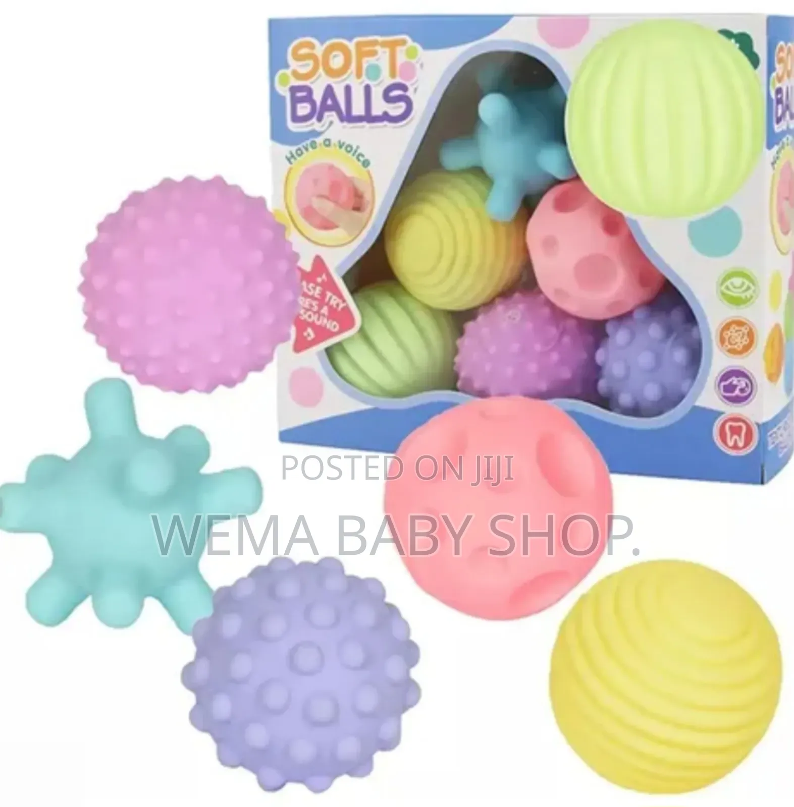 Multi-textured Sensory Balls For Babies.
