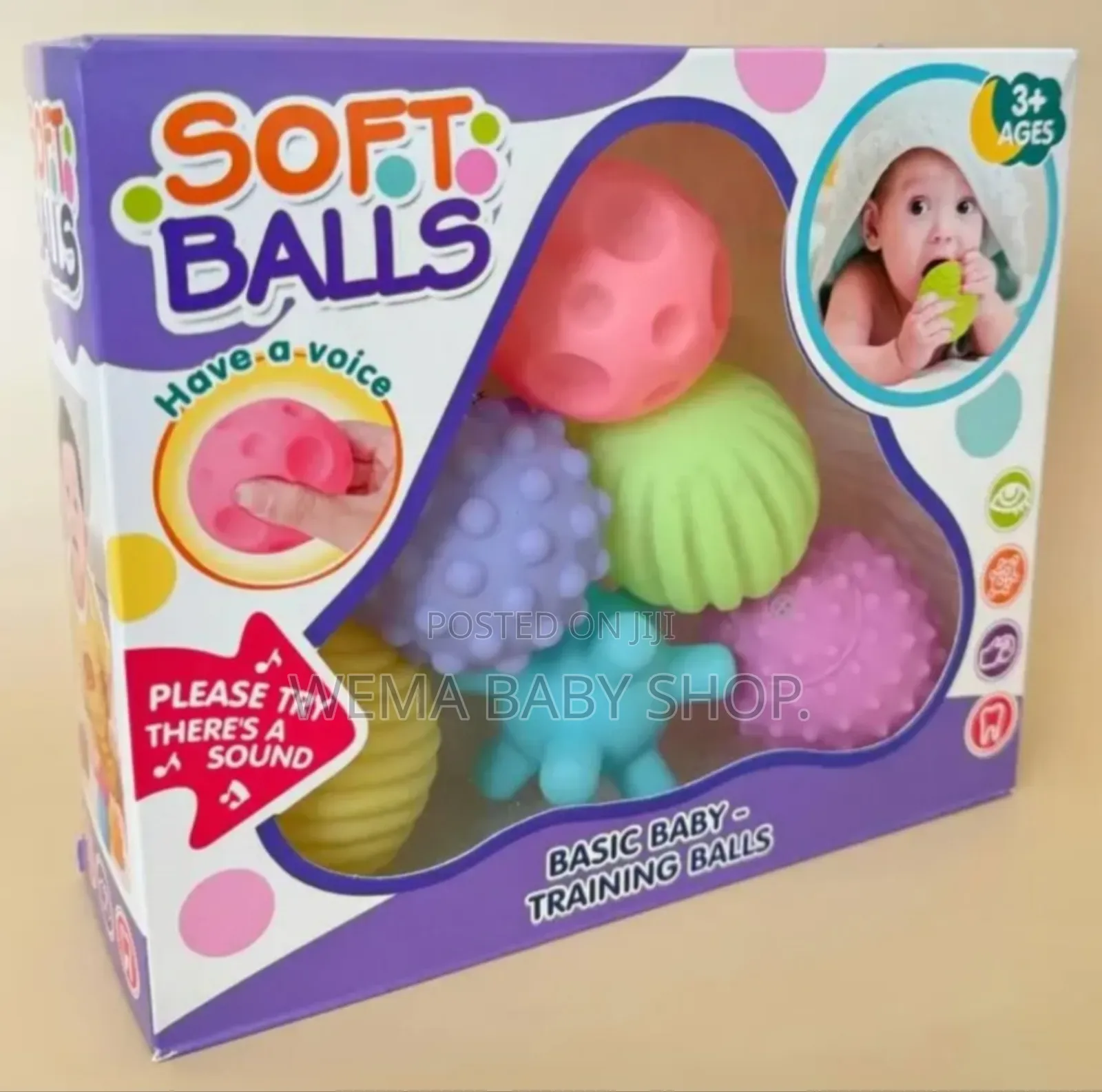 Multi-textured Sensory Balls For Babies.
