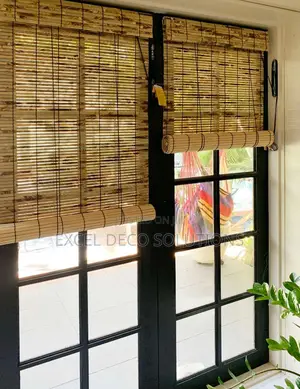 Bamboo Roll-Up Curtains – Eco-Style Window Treatment