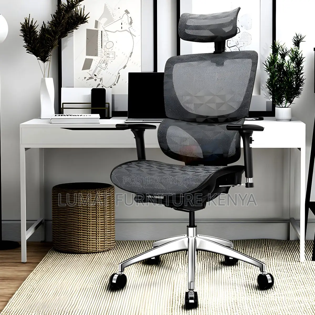 Orthopedic Recliner Office Chair With Footrest