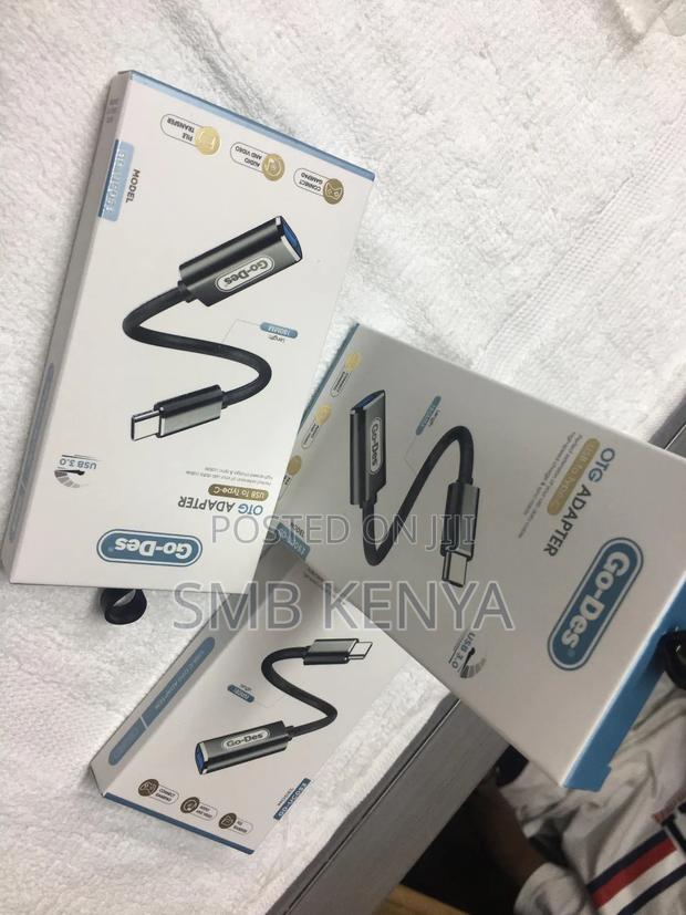 Go-des Usb-c To Usb Otg Charging Data Transfer Cable For All Smart - thumbnail 2