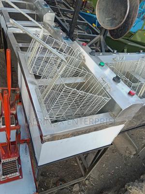 Double Tank Chips Fryer, Electric Powered - thumbnail 2