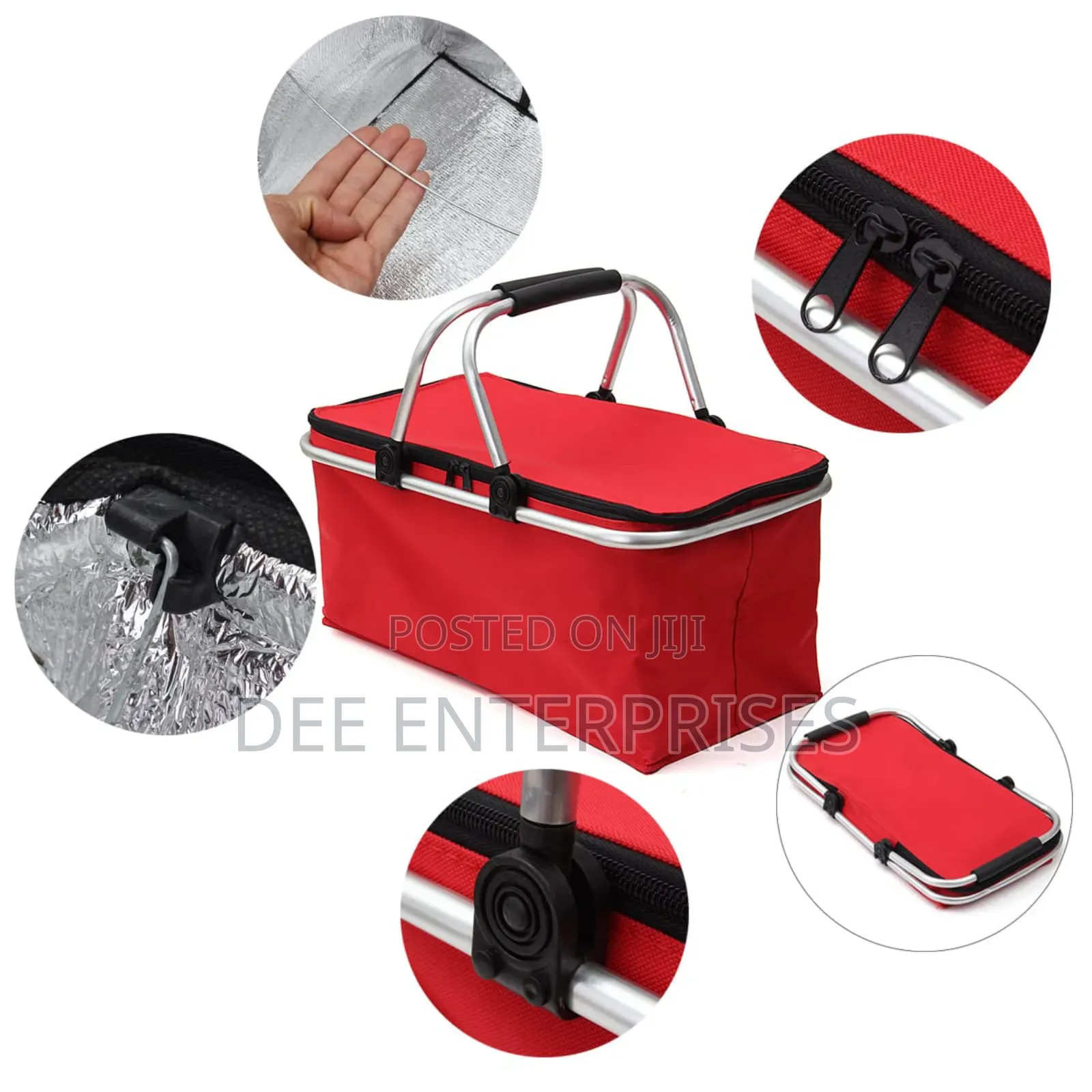 30l Foldable Picnic Basket With Thermal Function