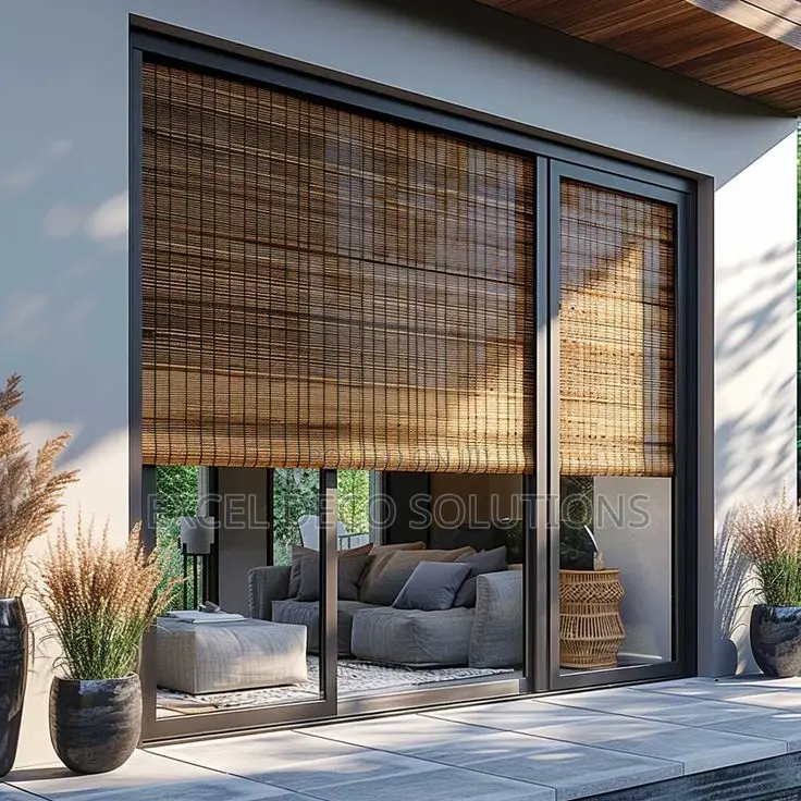 Premium Natural Bamboo Roller Blinds – Add Texture Warmth