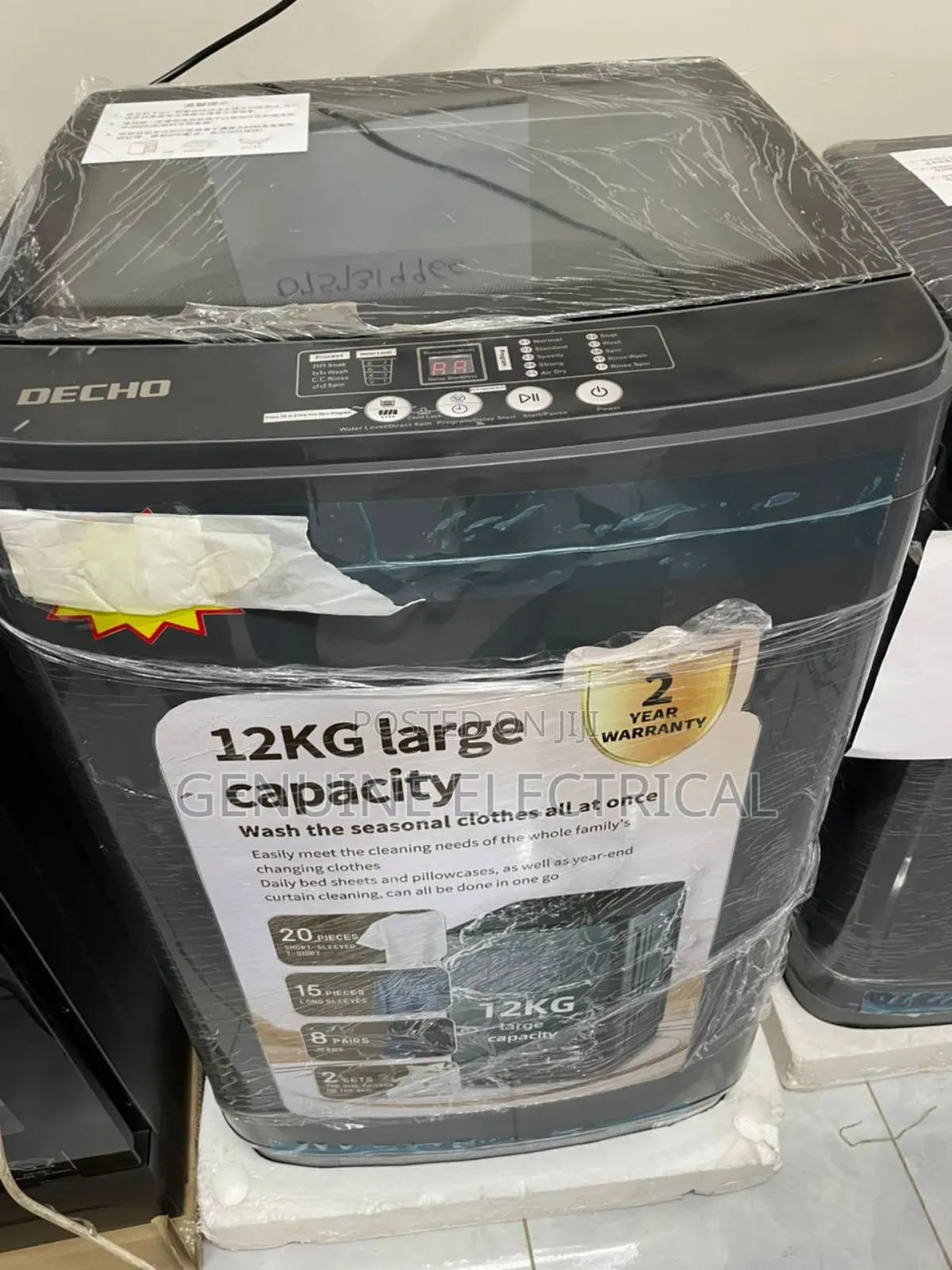 Decho 12kg Automatic Washing Machinr