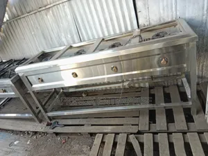 4 Burners Stainless Steel Cooking Jiko